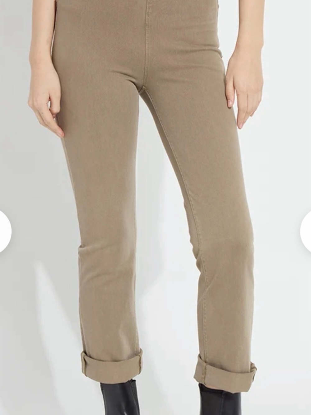 NWT Knit Denim Cuffed pants